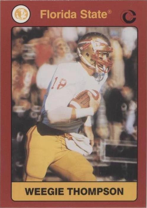 1991 Collegiate Collection Florida State Seminoles Weegie Thompson #23 - 1 of 2