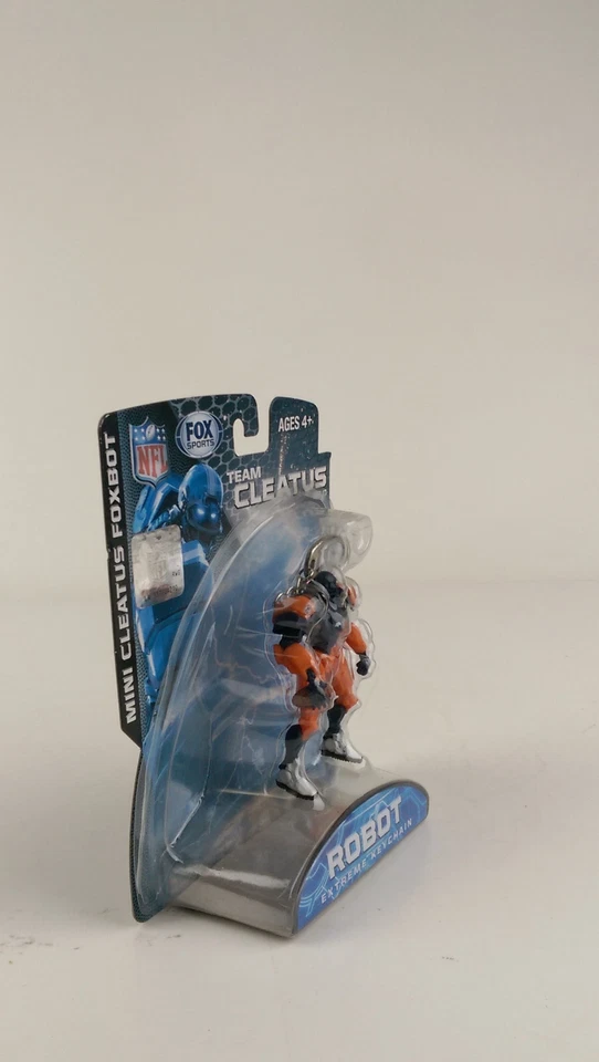 New Fox Cleatus Fox Robot Action Figure Key Chain Fob Denver Broncos - Image 2 of 4