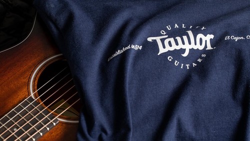 NEW Genuine Taylor Classic T-Shirt - NAVY BLUE/GRAY, CHOOSE YOUR SIZE! - Picture 3 of 3
