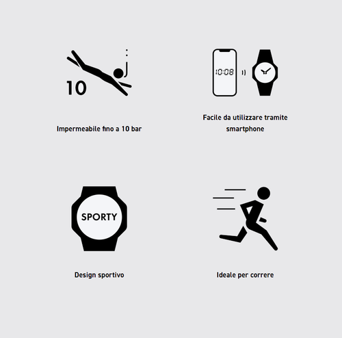 Orologio Multifunzione Step Tracker Buetooth Casio WS-B1000-2AV - List 59,90 eu - Imagen 5 de 5