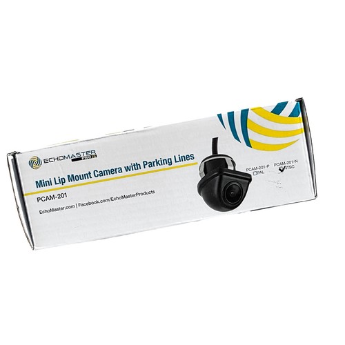 EchoMaster PCAM-201-N 170° View Car Mini Lip Mount Reverse Back Up/Front Camera - Picture 4 of 4
