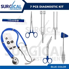 7 Piece BLUE Medical Kit EMT Nursing Surgical EMS Student Paramedic HOLIDAY GIFT