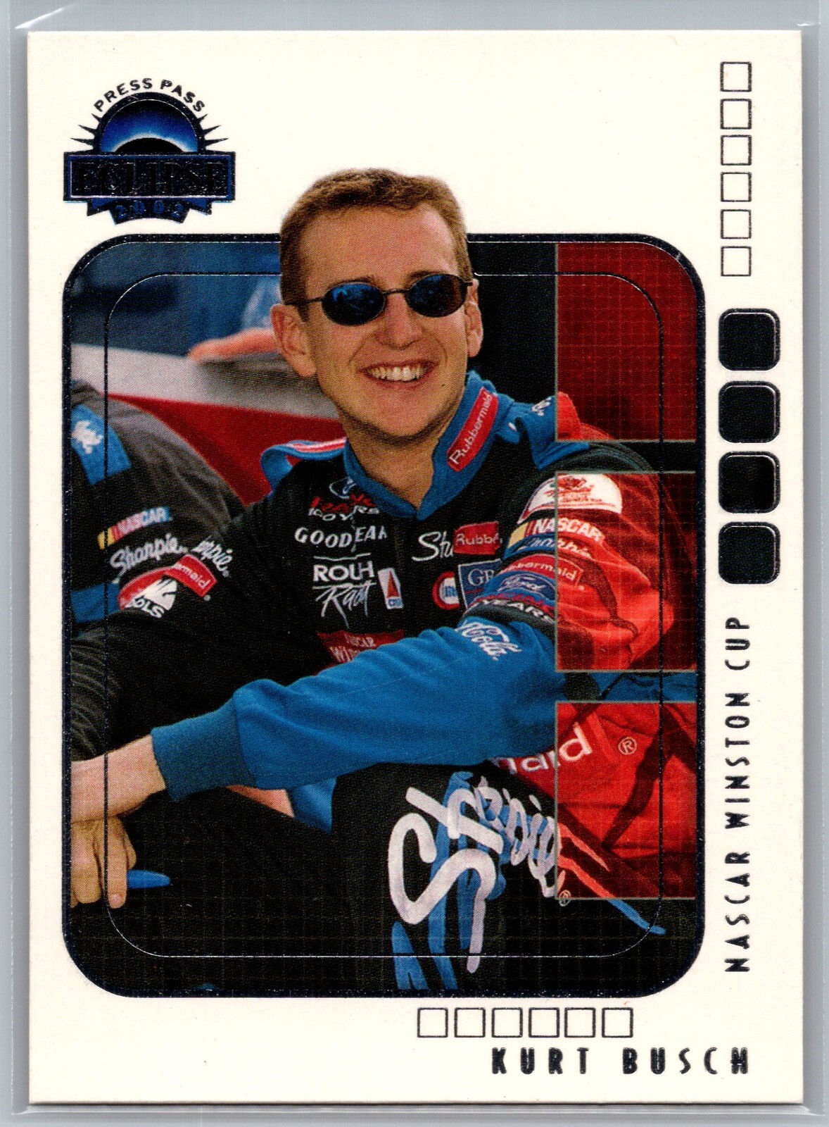 2002 Press Pass Eclipse Kurt Busch #21 NrMT