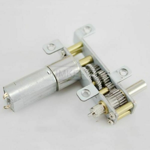 12V DC 10 - 60 RPM Torque Gear Box Electric Motor Reducer Reversible For ROBOT - Picture 7 of 12