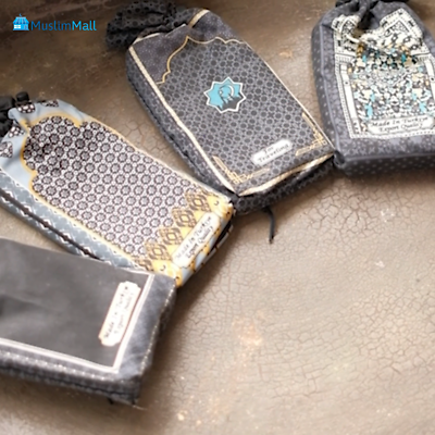 Muslim Travel Prayer Rug -Thin 24x40In 