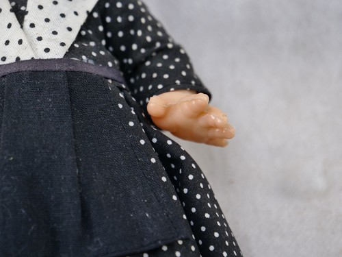 alte Vinyl Puppe Doll 16 cm - Bild 4 von 9
