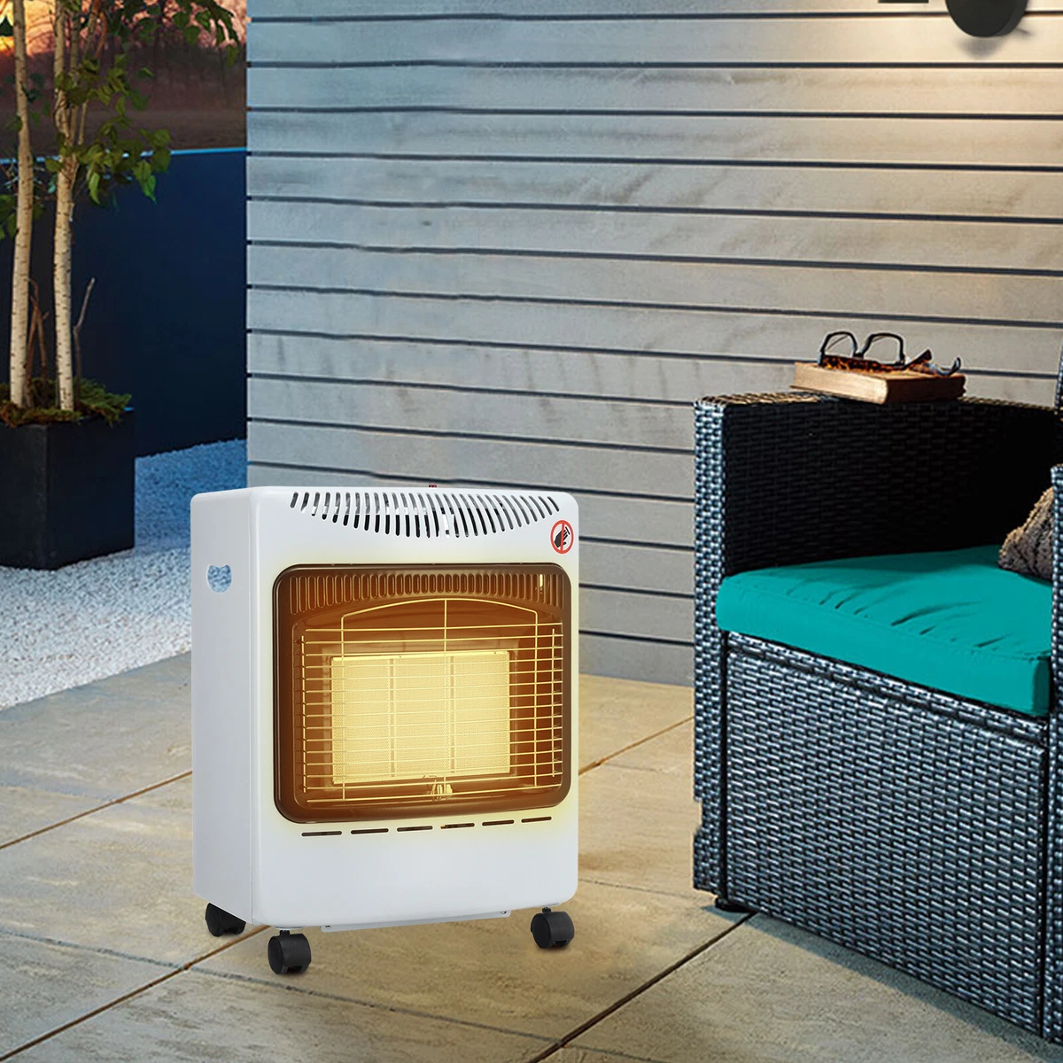 Floor Cabinet Gas Heater 4.2kw Butane Calor Gas Heaters With Regulator And  Hose | eBay