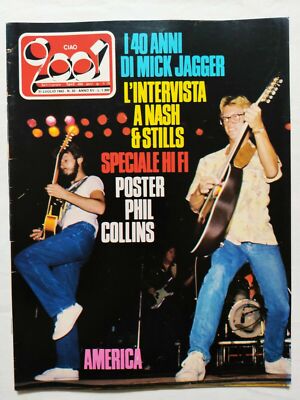 CIAO 2001 N. 30-1983 MICK JAGGER NASH & STILLS THOMPSON TWINS RAVENNA JAZZ 83