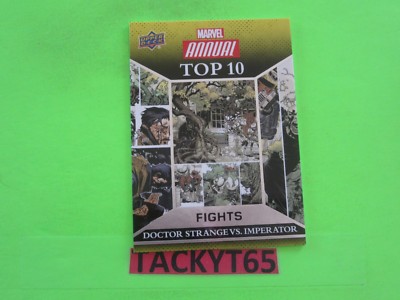 2016 MARVEL ANNUAL SINGLE TOP 10 FIGHTS CARD(S)