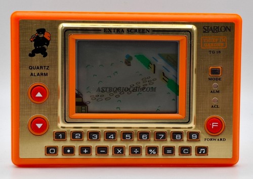 STARLON THIEF GARDEN LCD HANDHEALD ELECTRONIC GAME WATCH VINTAGE 80 NEW IN BOX - Picture 5 of 18