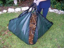 DeWitt 9' x 9' Hunter Green Leaf Hauler Tarp