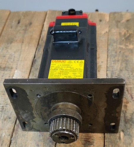 Servomotor FANUC AC Modelo: α4/5000HVis A06B-0216-B500 - Imagen 7 de 10