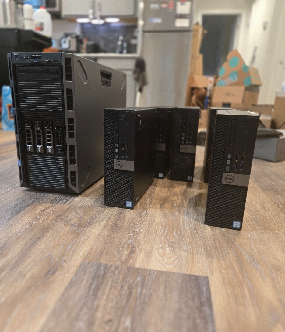 Dell OptiPlex 3040 SFF & PowerEdge T320 Server Bundle - Great for Home Lab!