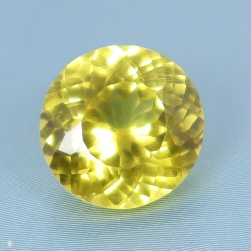 Piedra preciosa suelta facetada zafiro amarillo natural certificado GIE 4,25 quilates 556 - Imagen 4 de 7