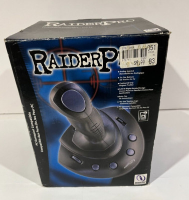 Vintage Interact P210 Raider Pro Joystick for Windows 95 98 PC Gameport