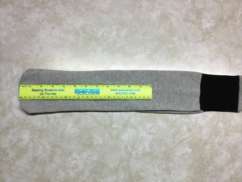 Mens Winchester Thermal Socks - Size 10-13 - Gray w/Black - Made in U.S.A. - Picture 4 of 5