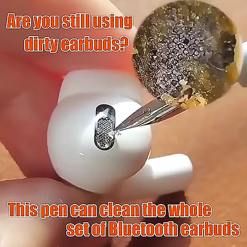 Cleaner Kit for Airpods Pro Earbuds Cleaning Pen Earphones Case Brush Tool - Video 1 of 1