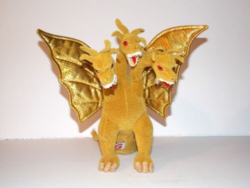 Godzilla King Ghidorah Plüsch 3 Kopf Drache Gold Ty Beanie Japan Classic 2001 - Bild 12 von 18