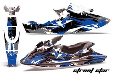 Decal Graphic Stickers for Sea Doo Jet Ski Bombardier GSX 96-99 STREETSTAR BLUE
