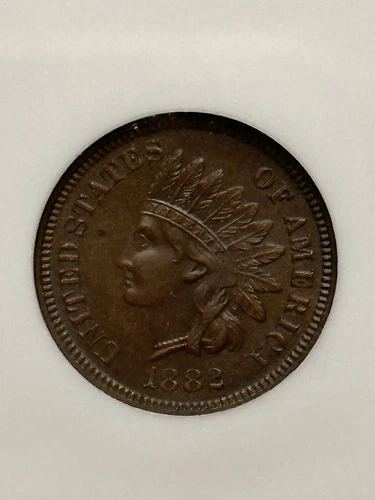 1882 Indian Head Cent PF64 BN NGC