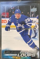 2022-23 UPPER DECK JEUNES LOUPS YOUNG GUNS # 234 NICHOLAS ABRUZZESE