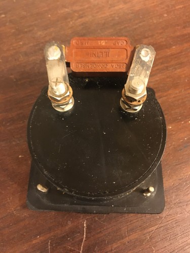 RCA Weston Gauge, Amperes D.C. 0 - 1, Plastic Housing w Glass Face - Picture 2 of 2