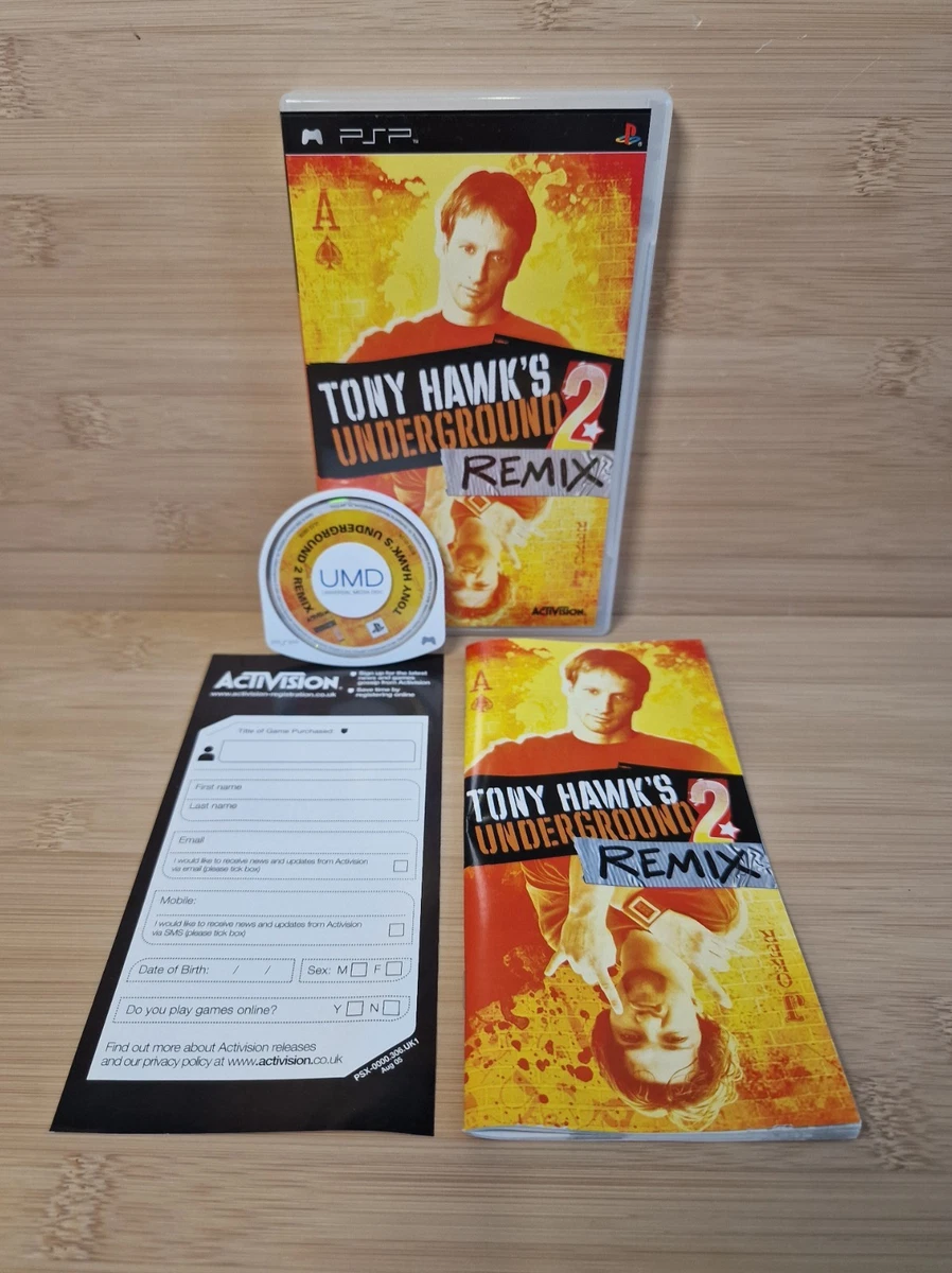 Portada Original Tony Hawk's Underground 2 Remix Psp | Meses sin interés Portada Original Tony Hawk's Underground 2 Remix Psp | Meses sin interés