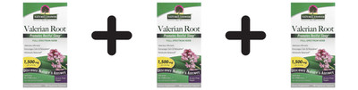 3 x Natures Answer Valerian Root, Capsules - 180 vcaps (129,54 EUR/kg)