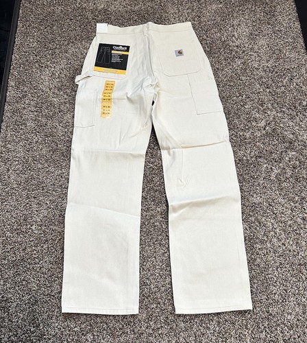 DEADSTOCK! VTG Carhartt Men's B04 Carpenter Utility Painter Pants Nat. USA 30x32