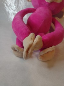 WowWee Fingerlings Pink Monkey Talking 18" Plush Tested Works