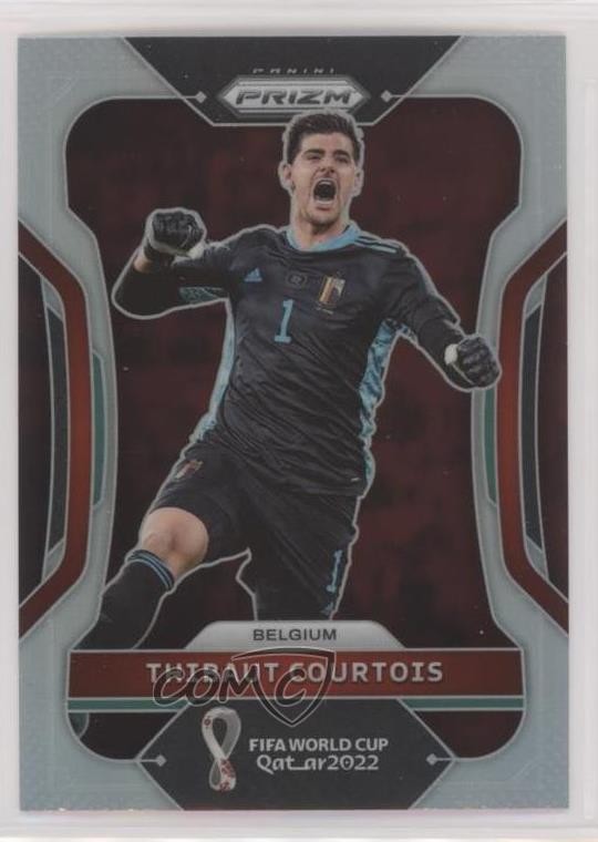2022 Panini Prizm World Cup Qatar Silver Prizm Thibaut Courtois #21 0s9t