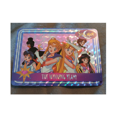 1995 Carddass #5 Sailor Moon The Winning Team holographic Prism card nm/mt
