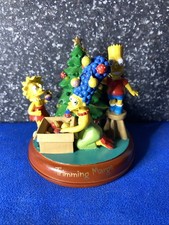 Simpsons Bradford Christmas Ornament Illuminated  Mush Homer Mush  NEW