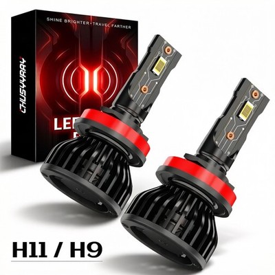For Toyota Prius 2010-2015 6000K LED Headlight Low Beam Light Bulb Combo 2PC H11