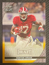 Leaf 2016 Leaf Draft Kenyan Drake Gold Parallel Rookie Card #53 Alabama. rookie card picture