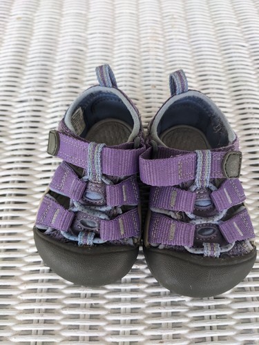 Keen Newport H2 Purple Closed Toe Sandals Infant Toddler Girls Shoes Size 4 - Picture 2 of 8
