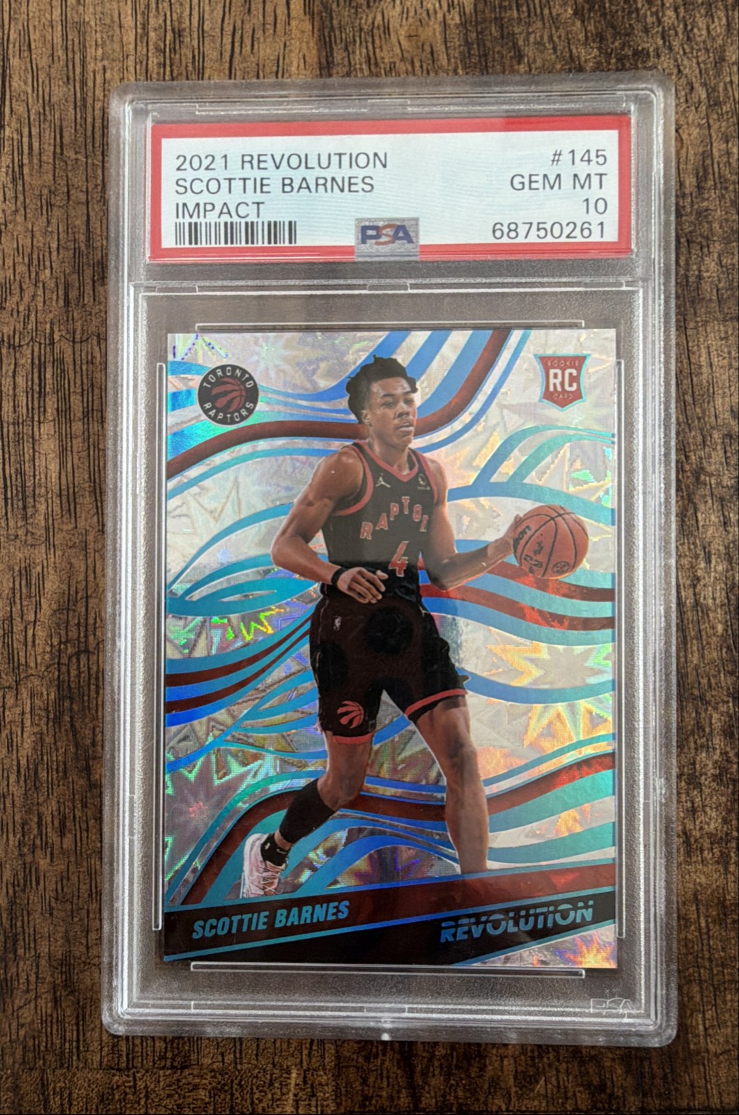 2021-22 Panini Revolution - Rookies Scottie Barnes #145 Impact 46/149 (RC)