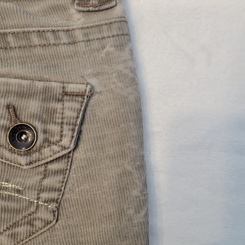 Union Bay Hose Gr. 1 grau Low Rise Flare Cord Stretch Y2K Vintage 90er - Bild 11 von 13