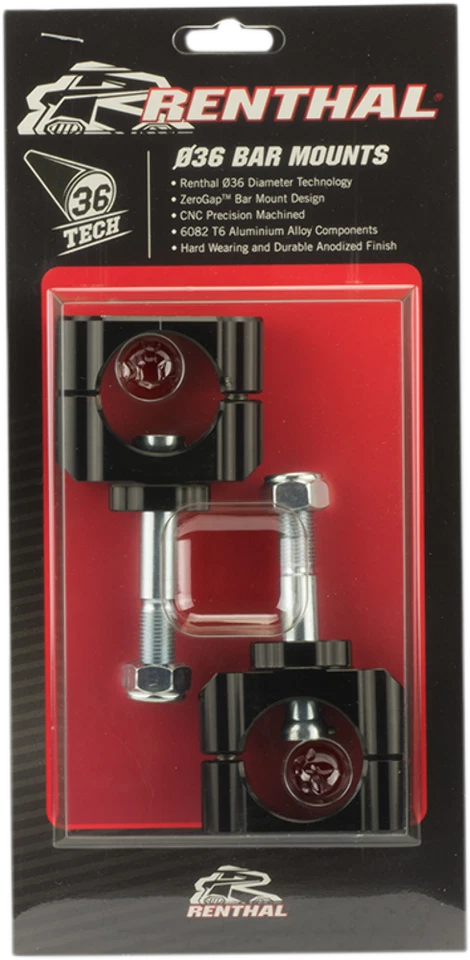 RENTHAL CL051 36Tech Handlebar Mounts 00-22 	Honda 	CRF250R - Image 2 of 2