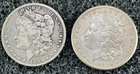 1899-O & 1921-S Morgan Silver Dollars