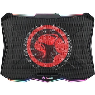 Marvo Scorpion Atlas USB Powered RGB Laptop Cooling Stand 17 Inch Black Red (FN- - Image 2