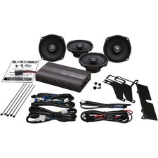 Hogtunes REV 450U KIT-AA 300 Watt 5 1/4in. AMP/Front and Rear Speaker Kit