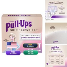 Pull-Ups Girls' Skin Essentials Potty Training Pants, Training Underwear, 5T-6T