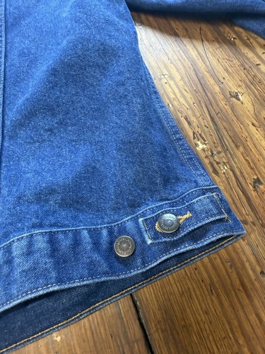 🔥Vintage🔥Men’s Wrangler Type 3 Western Trucker Jean Jacket 90s Sz XL Denim - Picture 13 of 13