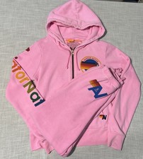 Aviator Nation Sweatshirt Matching Sweatpants Set Women s Full Zip SZ XS Pink