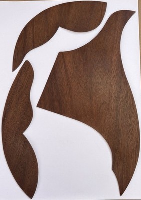 Micas Para Bajo Quinto Madera De Nogal RD1-QNTO (Pickguards Only) Walnut  Wood