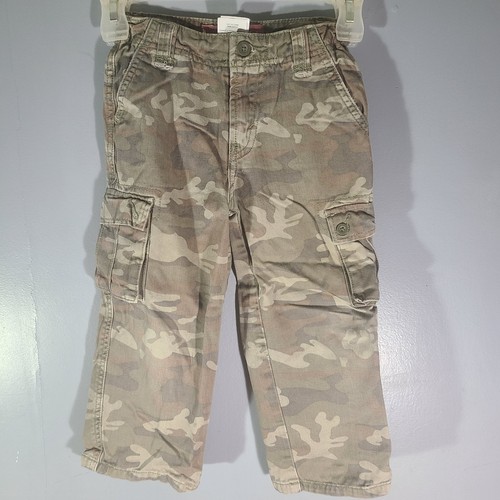 Levi's Jeans Camo Cargo Style Pants Toddler Sz 4T Regular Fit Straight Legs