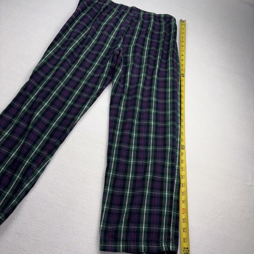 Tommy Hilfiger Pijama Pantalones de Noche Para Hombre Talla Mediana Azul Franela a Cuadros - Imagen 6 de 9