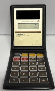 Calculatrice Casio JE-3 - Vintage 1989 - Fabriquée Au Japon - Fonctionne