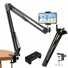 Tablet Holder Mount Stand Rack 360° Flexible Arm Desk Bed for 4-10.6" iPad Phone